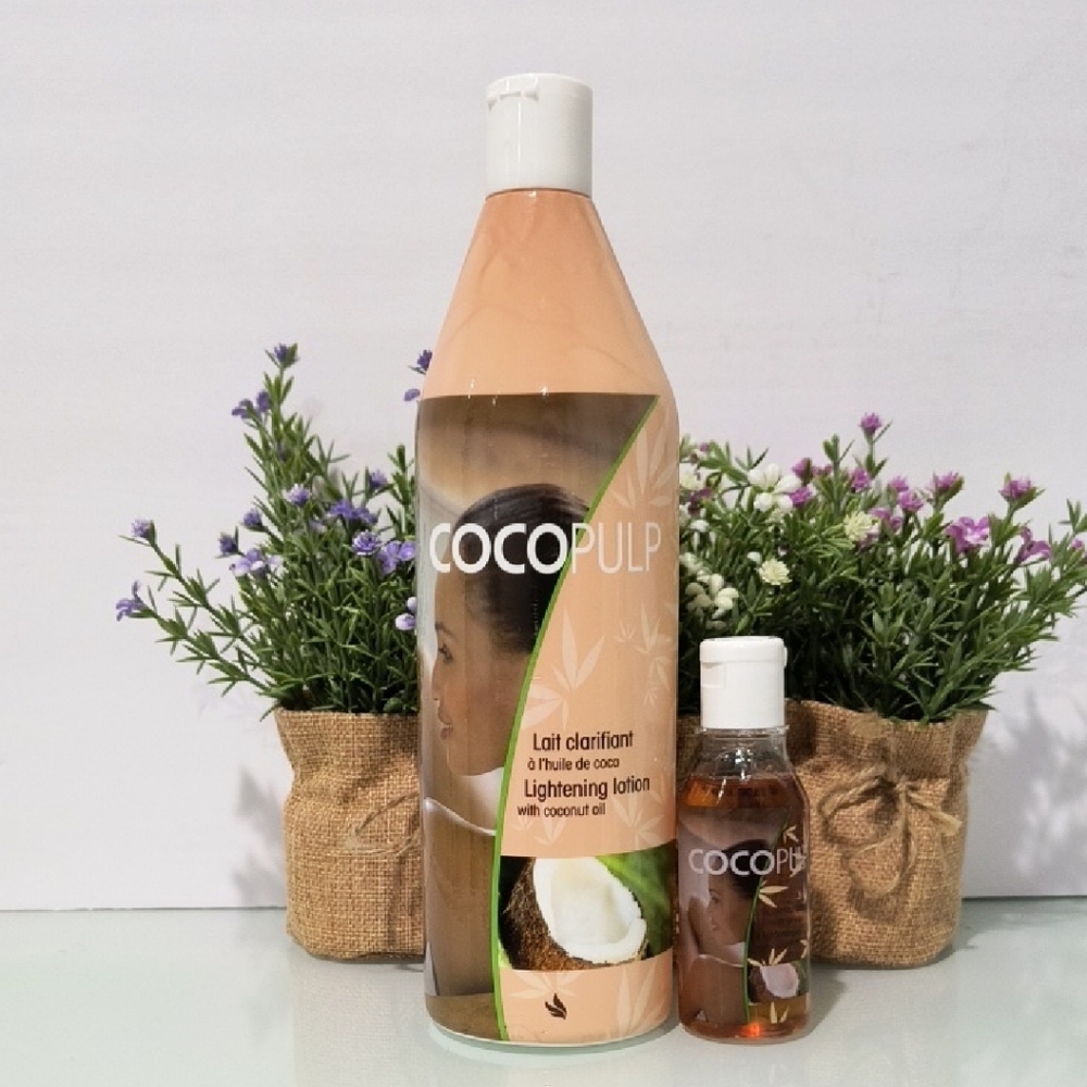 COCOPULP Lotion with Coconut Oil  Cream And COCOPULP Oil